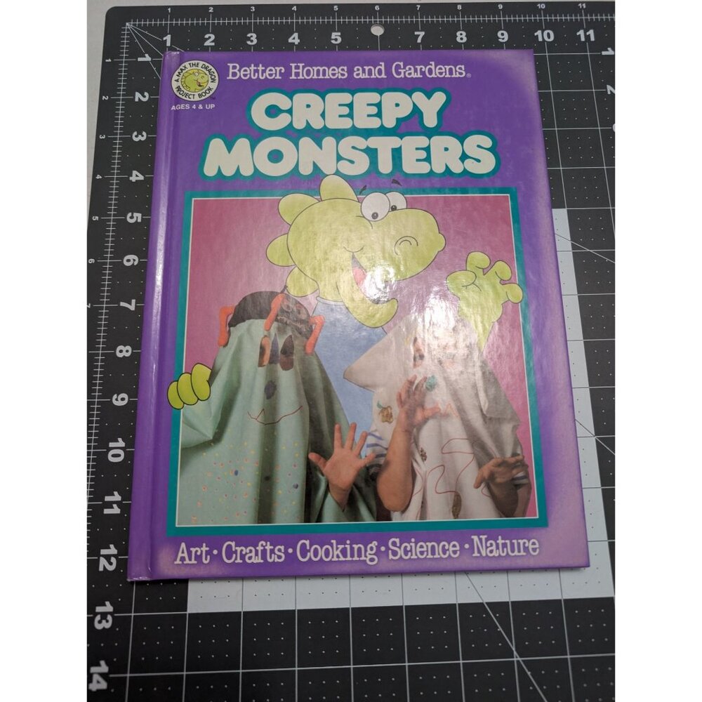 Better Homes and Gardens Creepy Monsters Max the Dragon Project Book 1990 - Fall